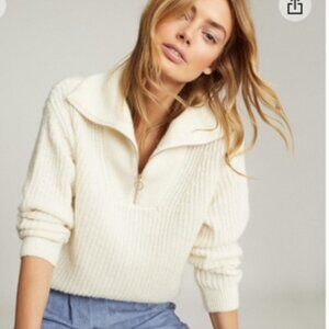 Reiss Safia Quarter Zip Pullover